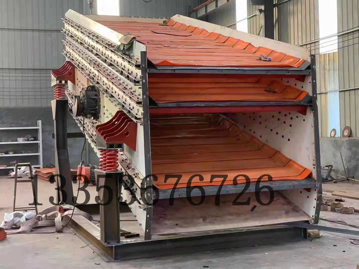 石粉專用防堵弛張篩分機